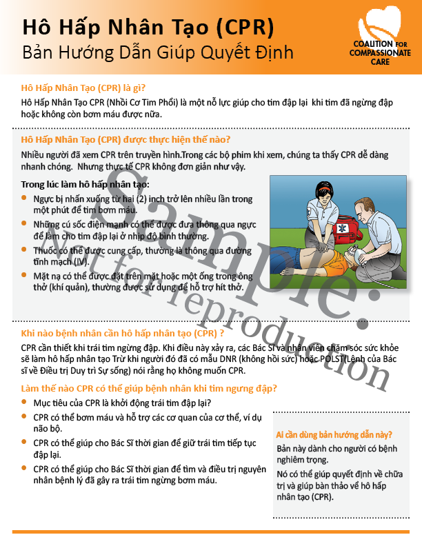 Decision Aid on CPR - Vietnamese